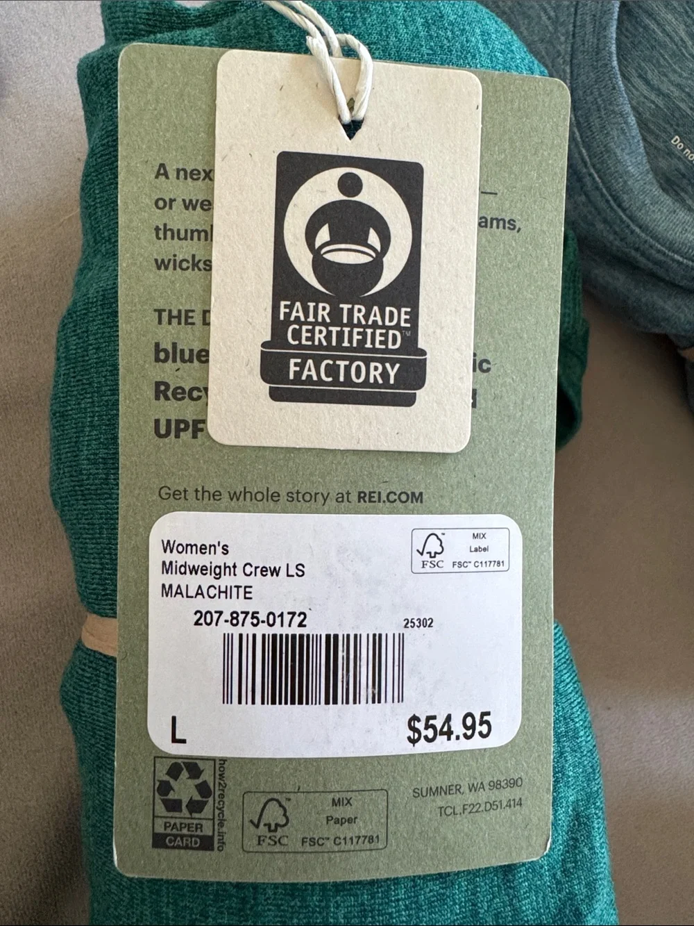 Lot of (3) REI Co-op Midweight Long-Sleeve Base Layer Top - Women's Size M - NWT - Picture 15 of 16